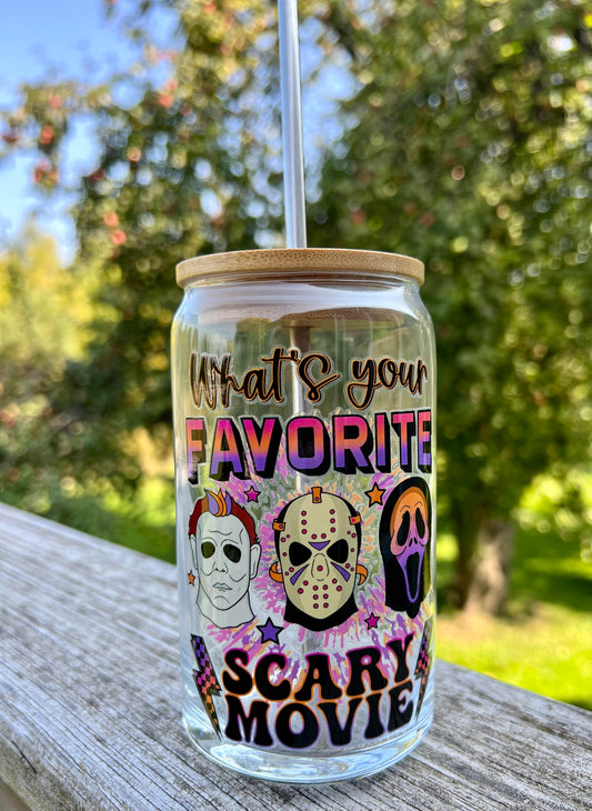 16oz What's Your Favorite Scary Movie Cup