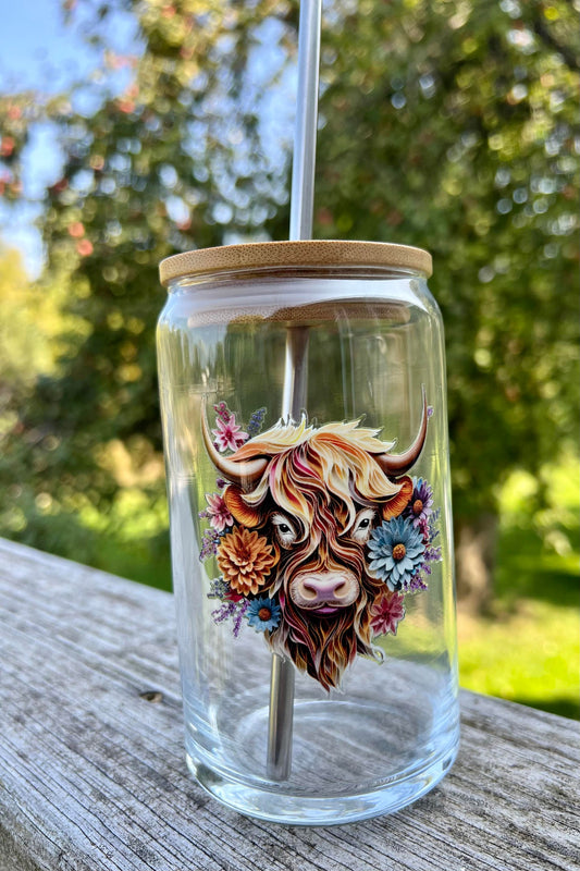 16oz Highland Cow Cup