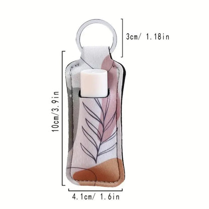 Pucker Up Protector: Chapstick or Lipstick Keychain Holder