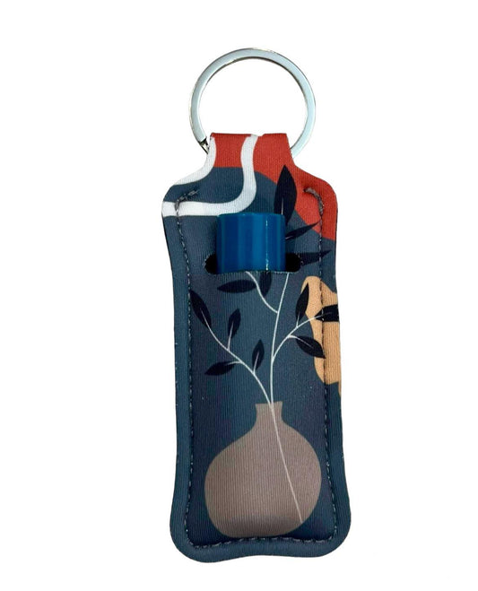Pucker Up Protector: Chapstick or Lipstick Keychain Holder