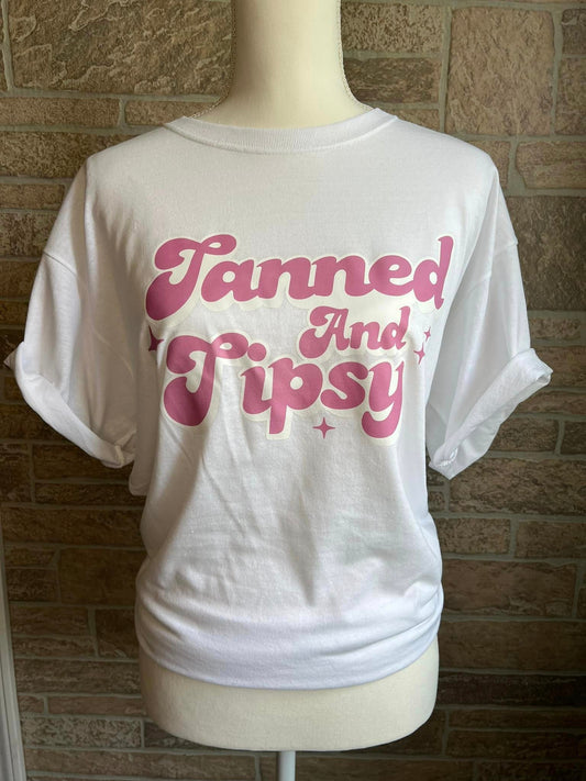 Tanned & Tipsy T-shirt