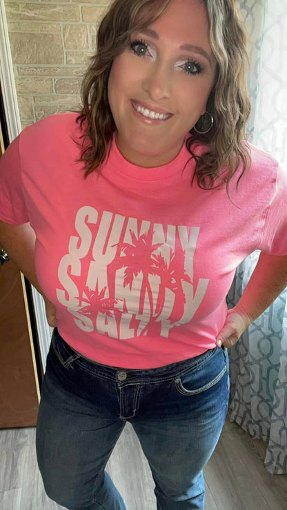 Sunny Sandy & Salty T-Shirt