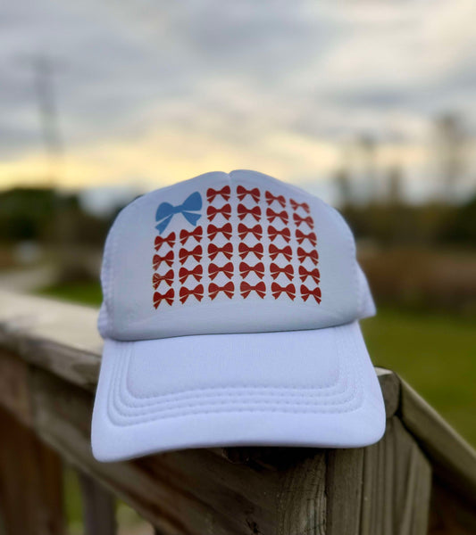 American Flag Trucker Hat