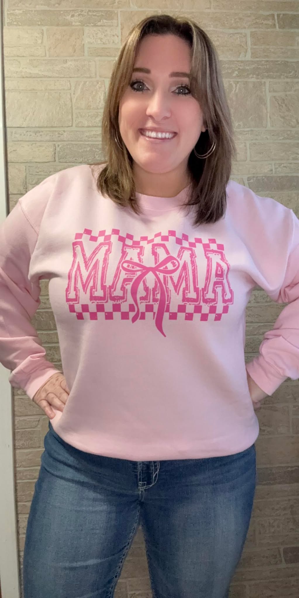 Mama Bow Crewneck