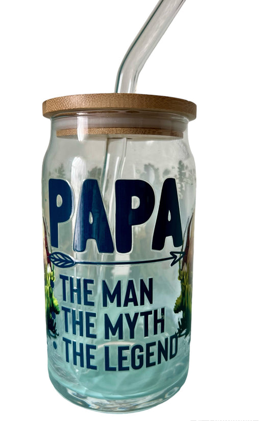 Legendary Papa: 16oz 'The Man, The Myth, The Legend' Cup